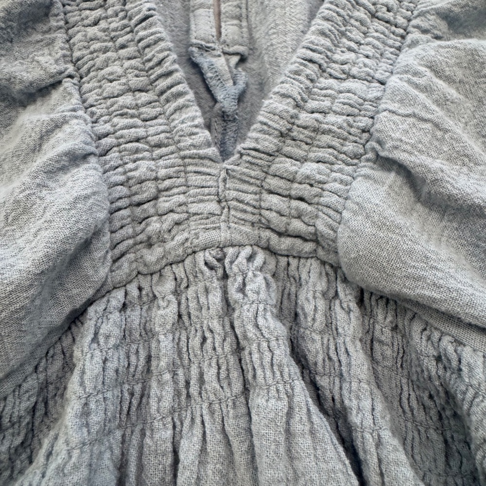 Free People For the Moment Mini Dress Blue Size XL - Picture 5 of 13